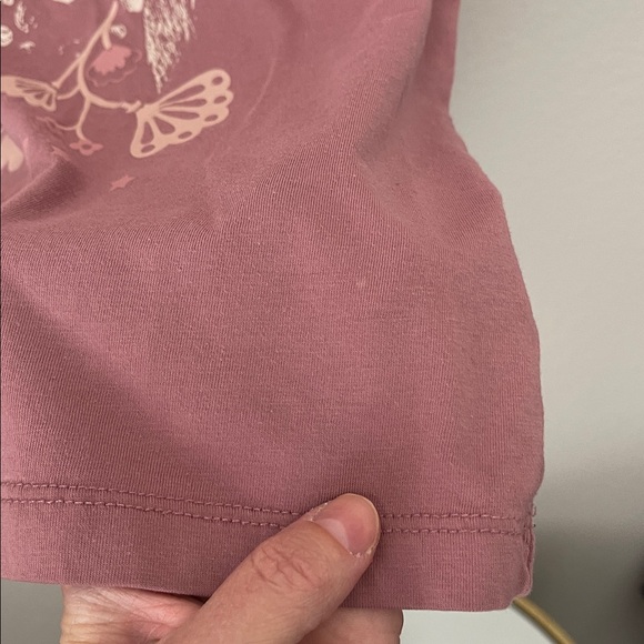 Janis Joplin mauve pink graphic tee S/M - Picture 5 of 8